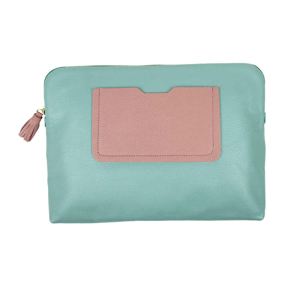 Pasta Notebook P em Couro Personalizada