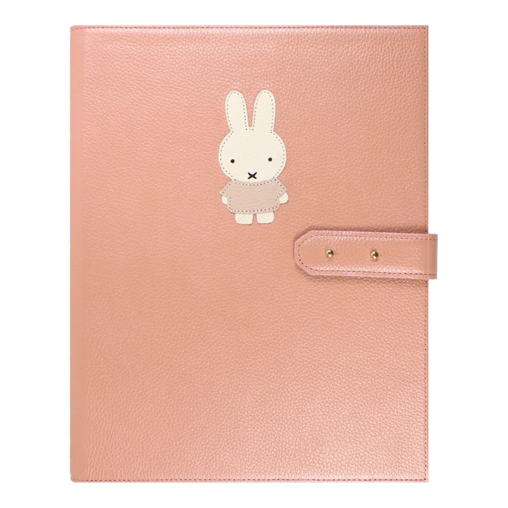 Pasta Portfólio Petit Lapin em Couro Personalizado