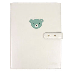 Pasta Portfólio Blue Bear em Couro Personalizado