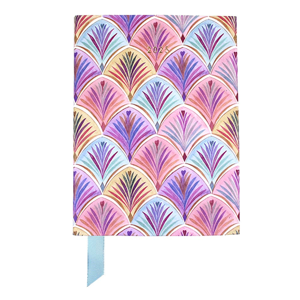 Planner My Days Arcos 2025 em Couro Personalizado