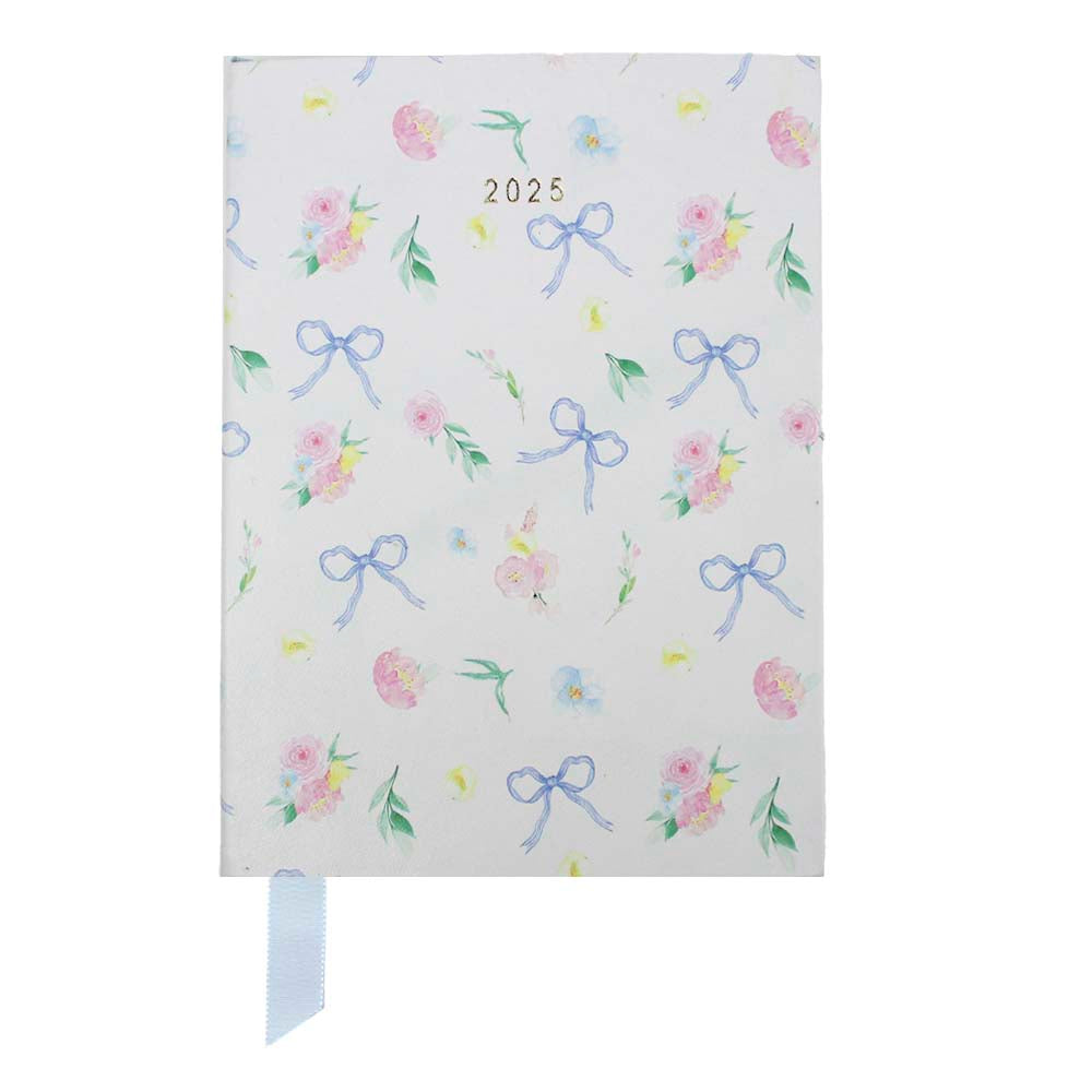 Planner My Days 2025 Estampa Laços Pronta Entrega