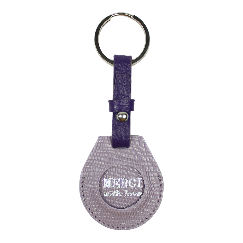 Porta Airtag Lilás Lesard com Purple Pronta Entrega