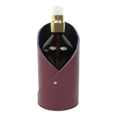 Porta Álcool Gel Moma Burgundy Liso com Marinho Liso Pronta Entrega