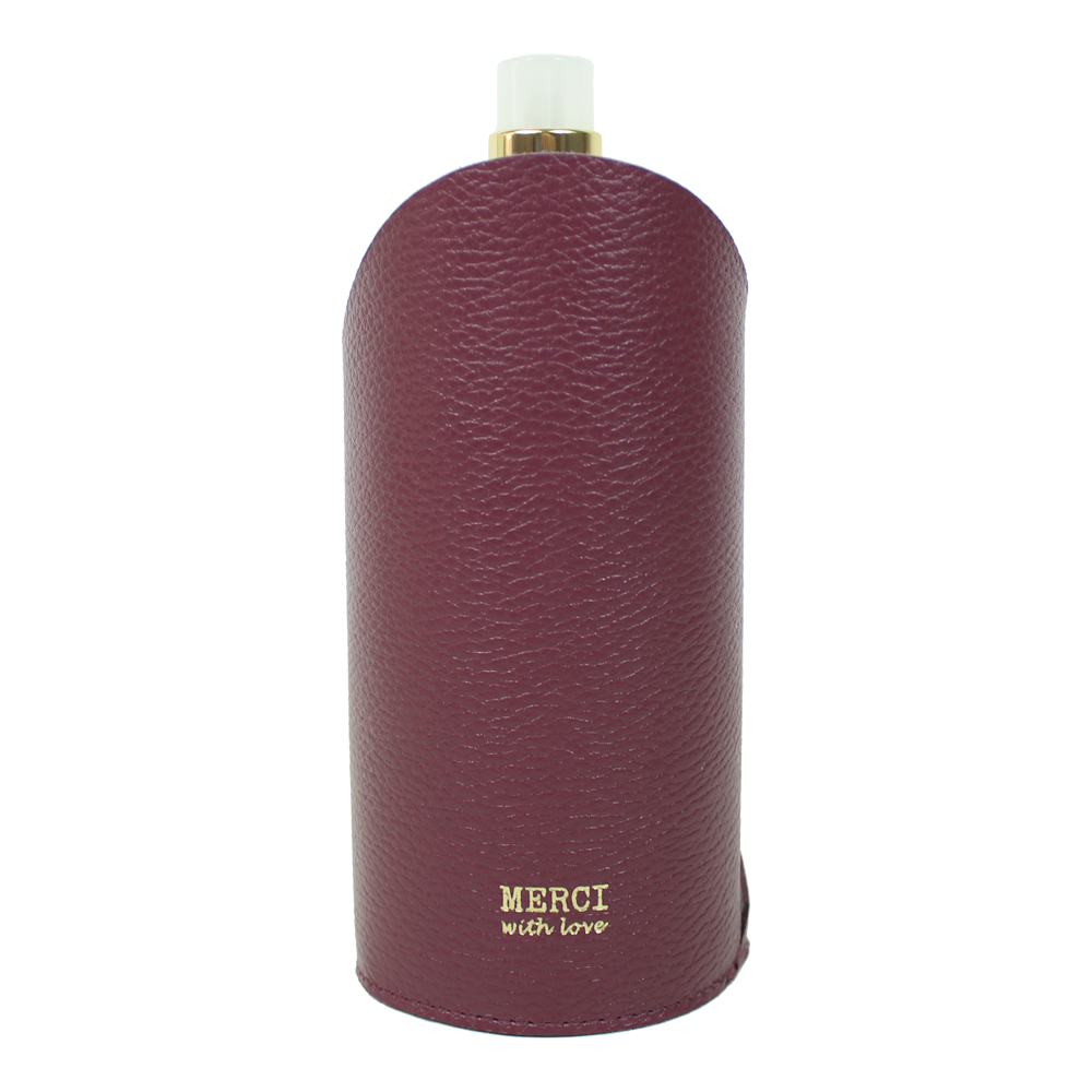 Porta Álcool Gel Moma Burgundy Liso com Marinho Liso Pronta Entrega