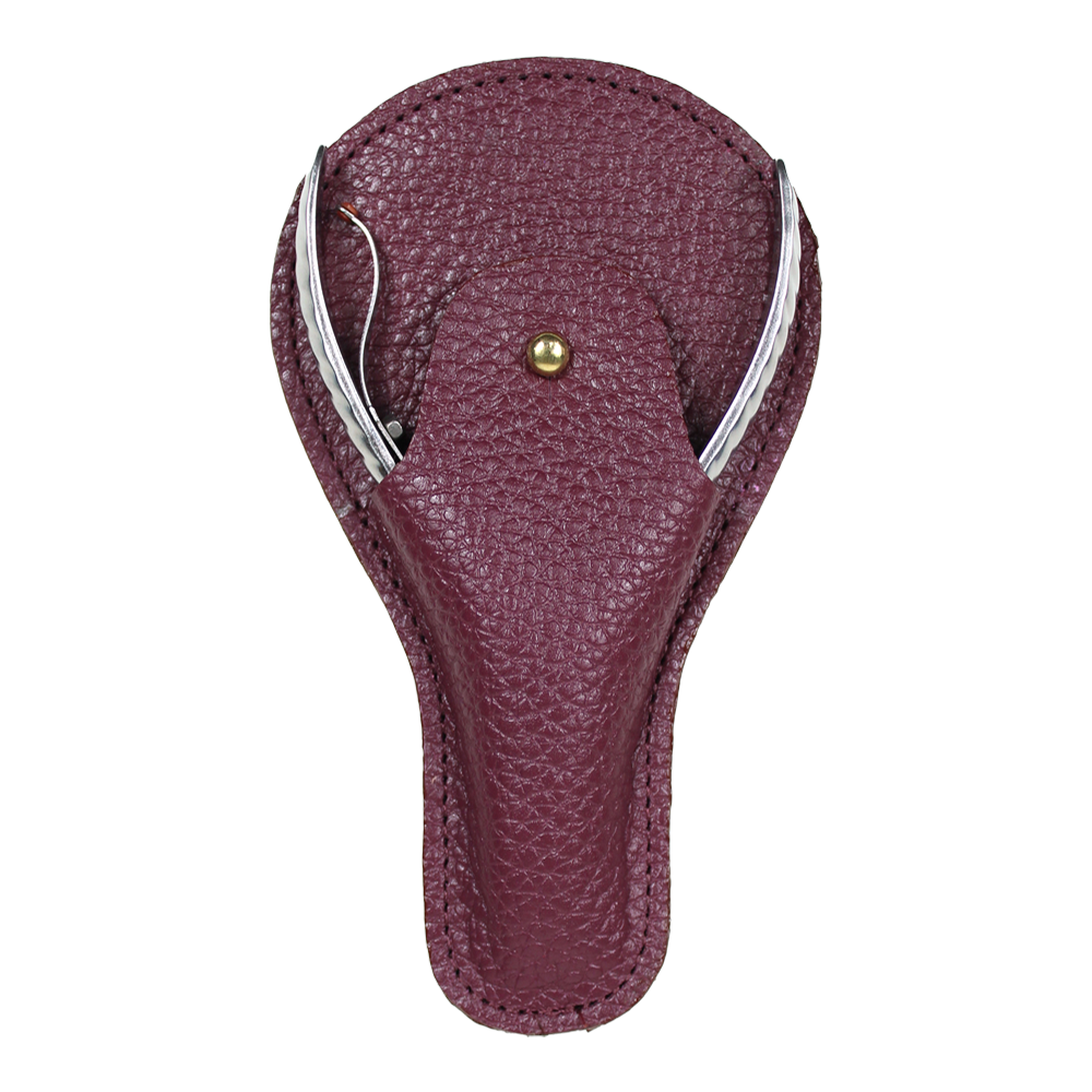 Porta Alicate de Unha Burgundy Liso Pronta Entrega