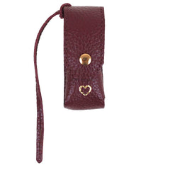 Porta Batom Charm em Couro Personalizado