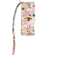 Porta Batom Charm Estampa Ditsy Rosa Pronta Entrega