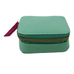 Porta Batom Jade Safiano com Fúcsia Liso Pronta Entrega