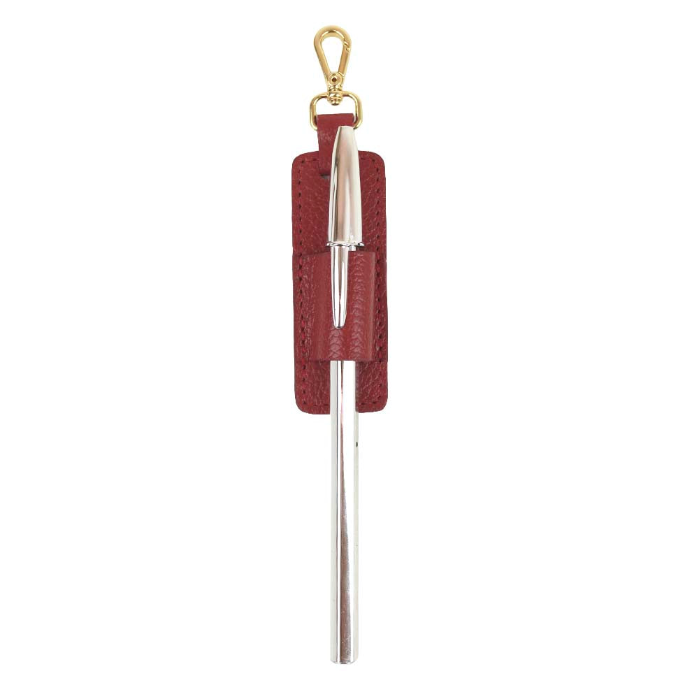 Porta Caneta Professor Vermelho Liso Pronta Entrega