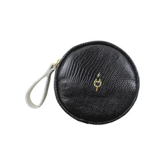 Porta Carregador Preto Paris com Off White Lesard Pronta Entrega
