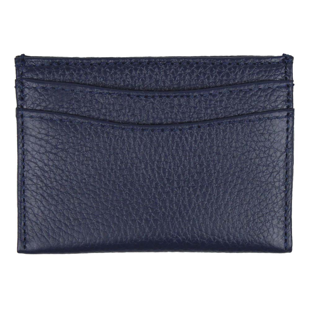 Porta Cartão de Crédito Marinho Liso Pronta Entrega