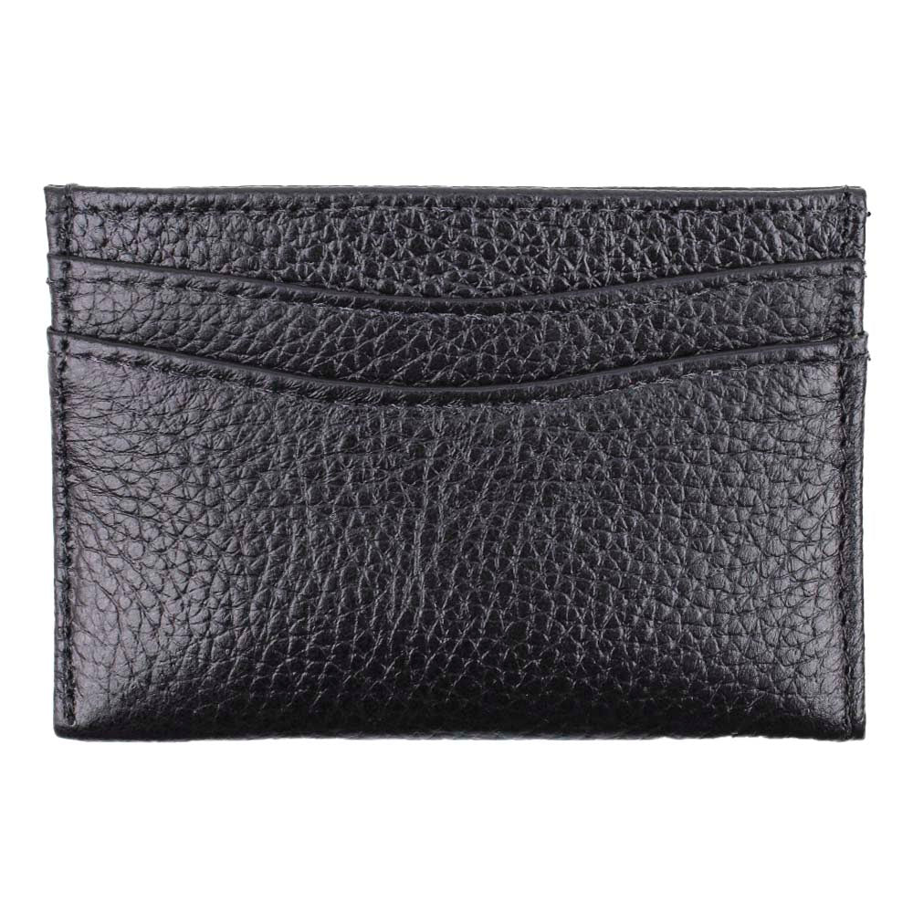 Porta Cartão de Crédito Masculino Preto Liso Pronta Entrega