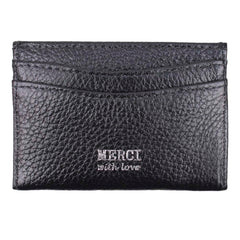 Porta Cartão de Crédito Masculino Preto Liso Pronta Entrega