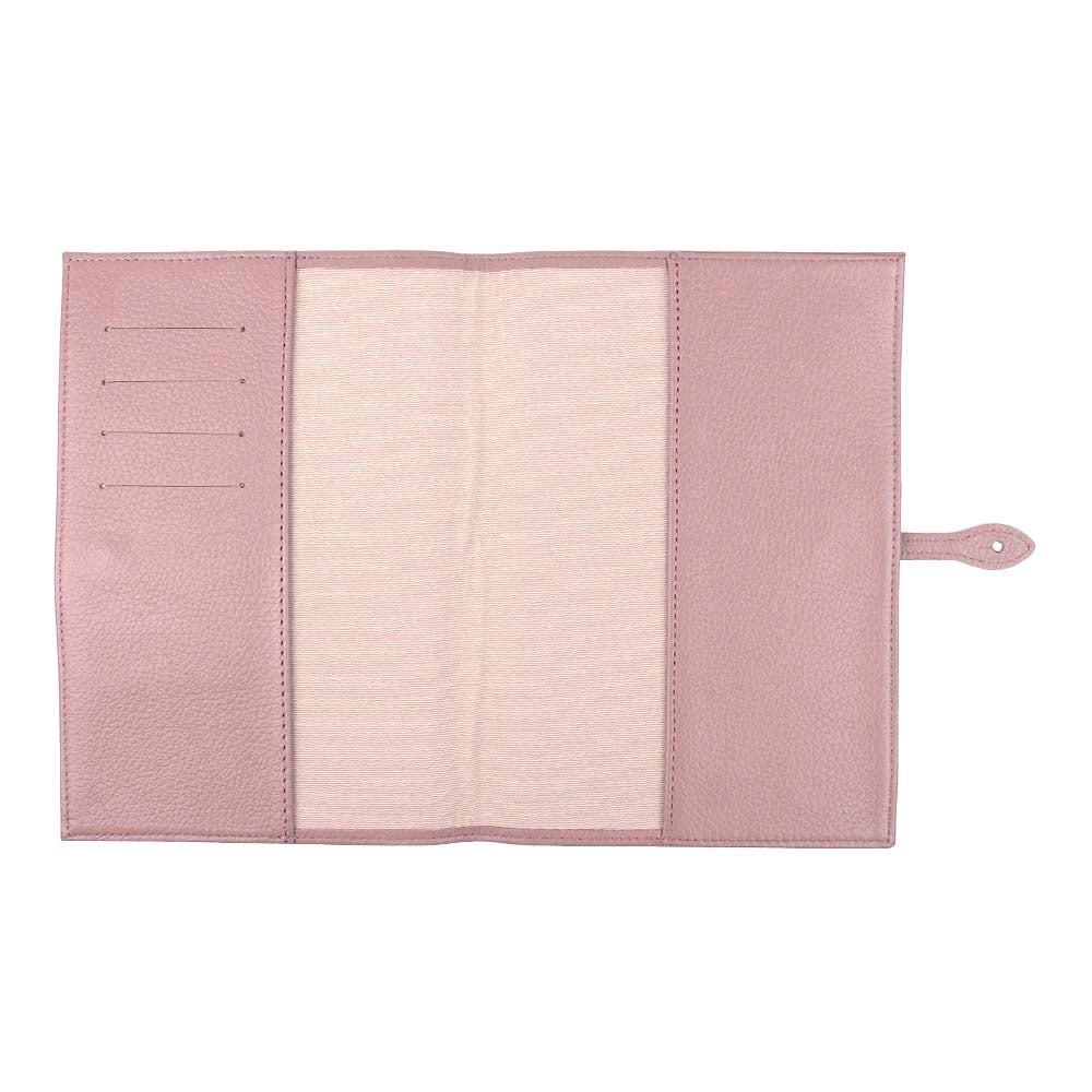Porta Cartão De Vacina Borboleta Algodão Doce Liso com Off White e Jade Pronta Entrega