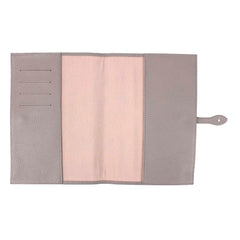 Porta Cartão de Vacina Little Bear Laço Atmosfera Com Off White E Rosa Orquídea Pronta Entrega