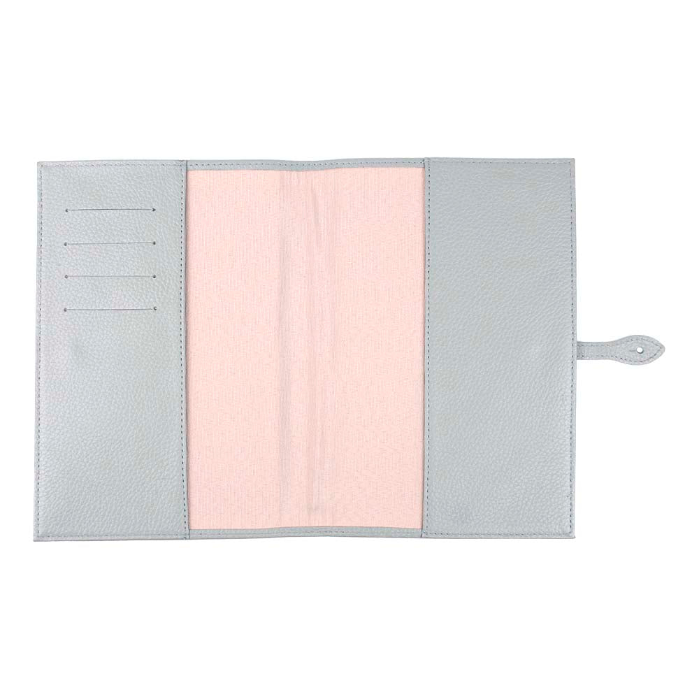 Porta Cartão De Vacina Lhama Cinza Claro Liso Chiclete E Lilás Liso Pronta Entrega