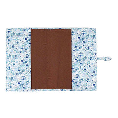 Porta Cartão De Vacina Estampa Liberty Azul Pronta Entrega