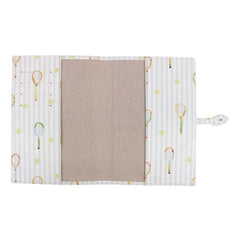 Porta Cartão de Vacina By Mariana Jabur Estampa Tennis em Couro Personalizado