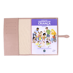 Porta Cartão de Vacina Little Dog Algodão Doce Liso Pronta Entrega