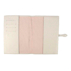 Porta Cartão de Vacina Urso Teddy Off White Liso com Caramelo Liso Pronta Entrega