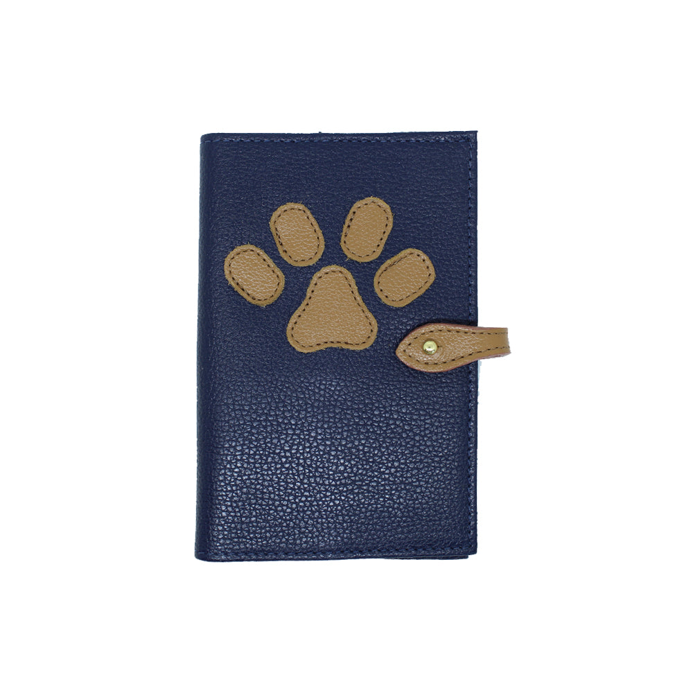 Porta Cartão de Vacina Pet em Couro Personalizado