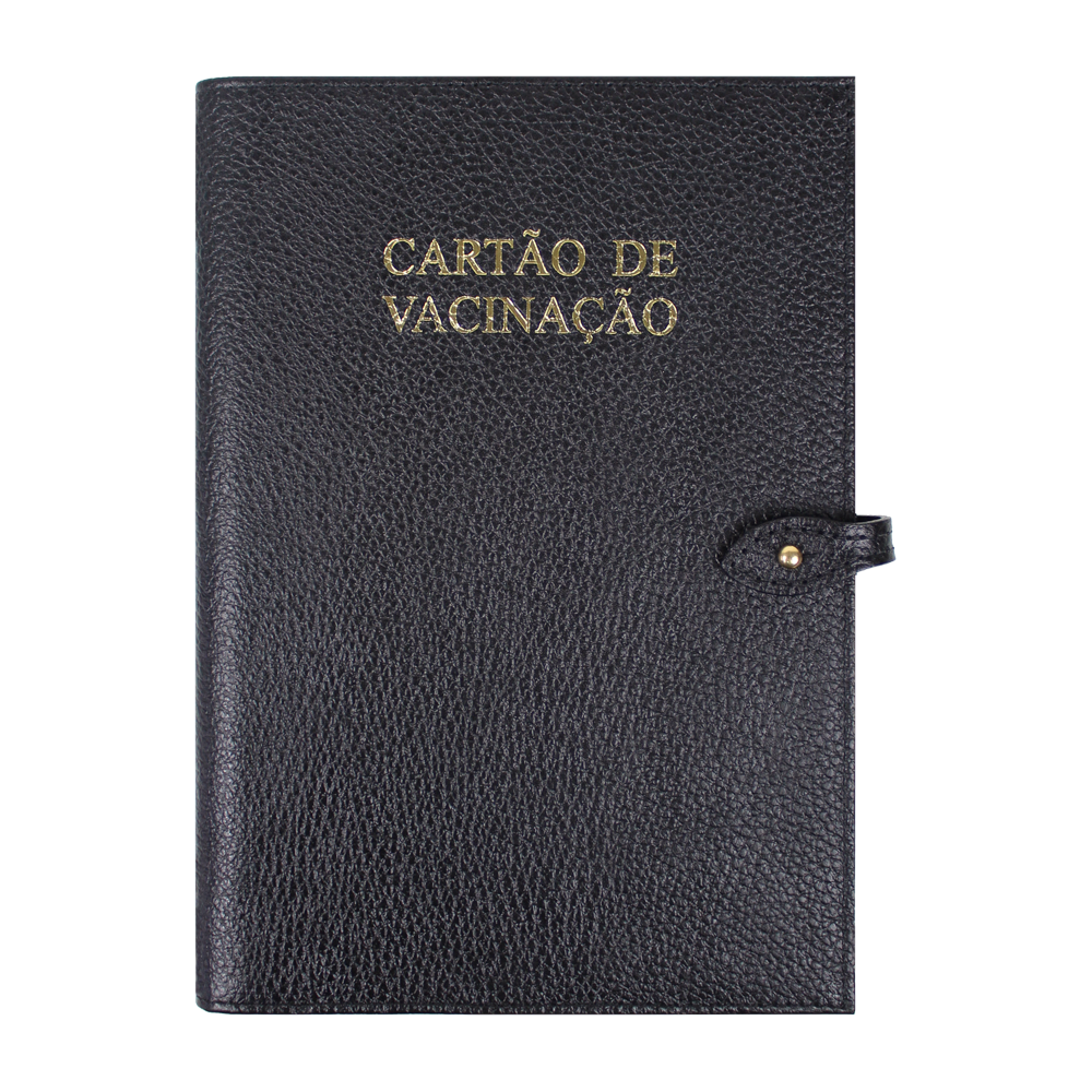 Porta Cartão de Vacina + Caderneta de Saúde Impressa em Couro Personalizado
