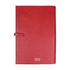 Porta Cartão de Vacina Marinheiro Vermelho Liso com Off White Liso Pronta Entrega
