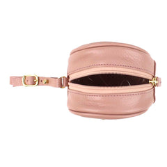 Porta Chupeta Camélia em Couro Personalizada