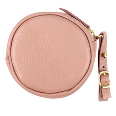 Porta Chupeta Camélia em Couro Personalizada