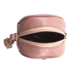 Porta Chupeta Little Bear Laço em Couro Personalizada