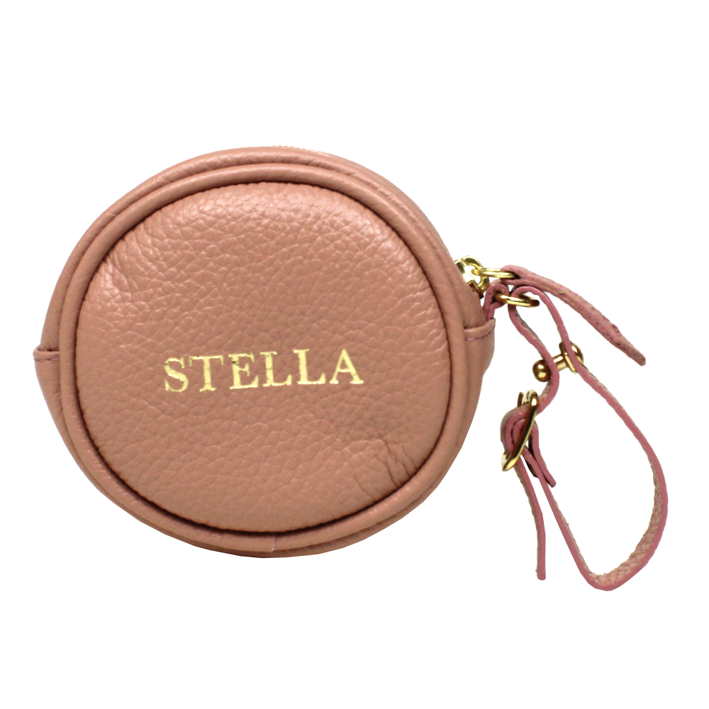 Porta Chupeta Estrela em Couro Personalizada