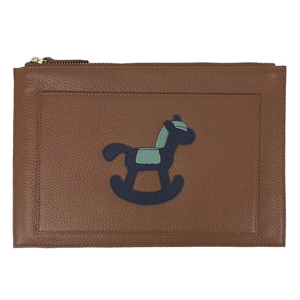 Porta Documento Little Horse em Couro Personalizado