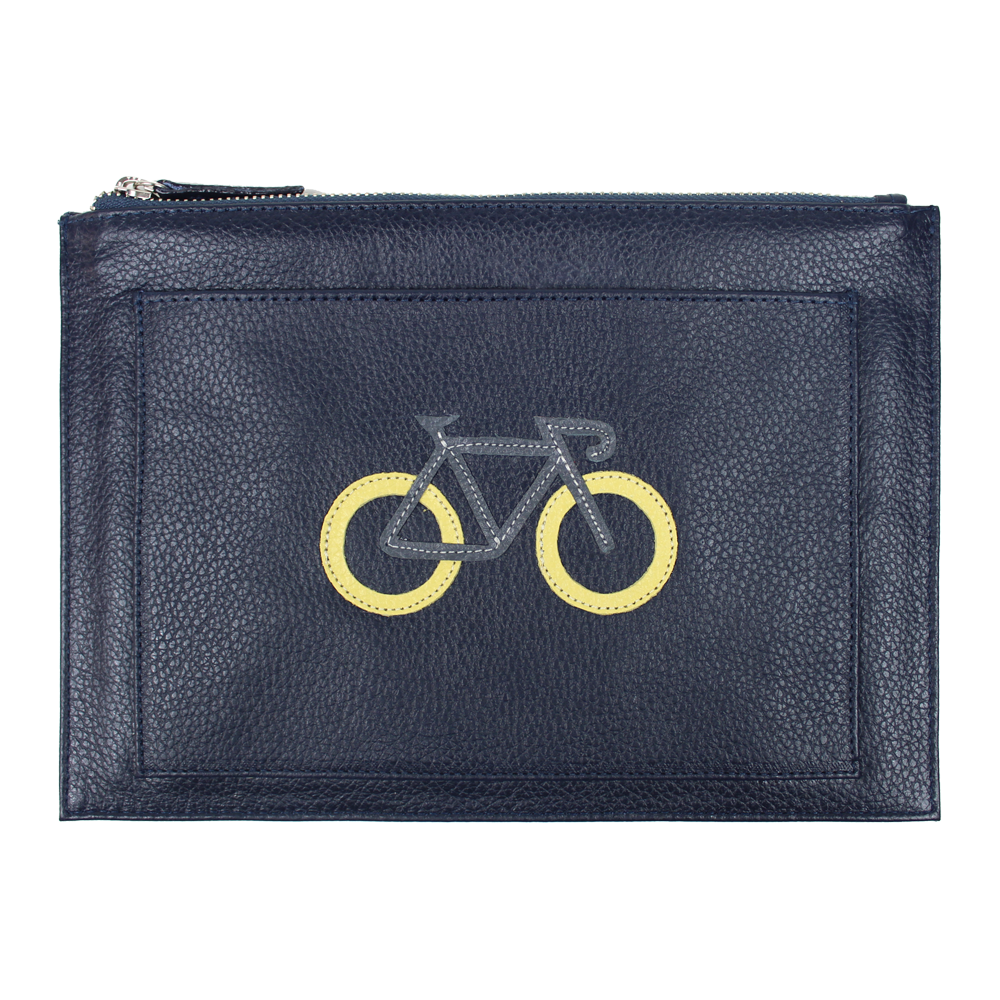 Porta Documento Bicicleta em Couro Personalizado