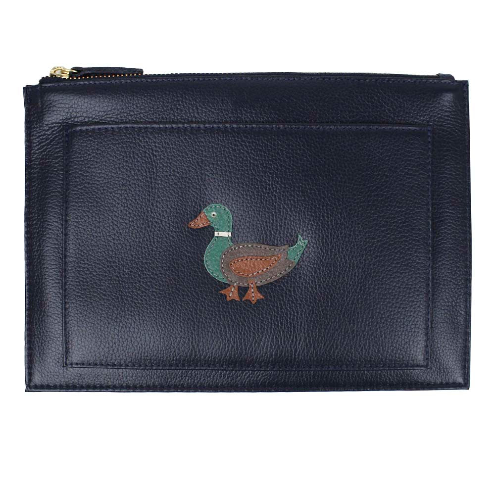 Porta Documento Patinho Vintage em Couro Personalizado