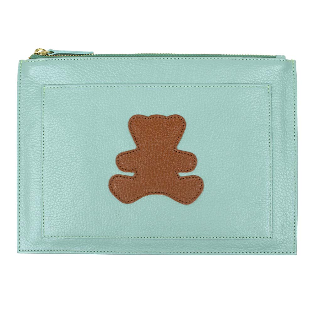 Porta Documento Little Bear em Couro Personalizado
