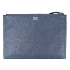 Porta Documento Trenzinho Oceano com Caramelo Liso, Off White Liso e Marinho Liso Pronta Entrega