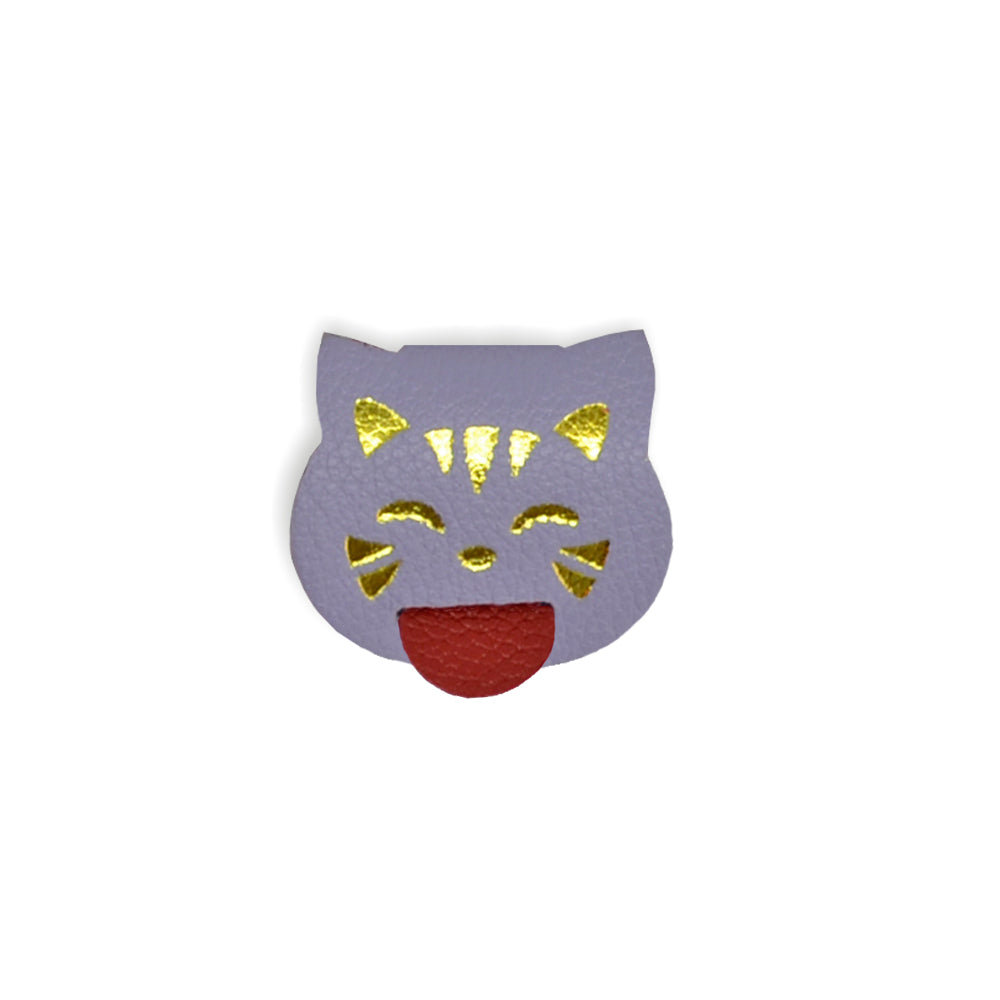 Porta Fio Cat em Couro Personalizado