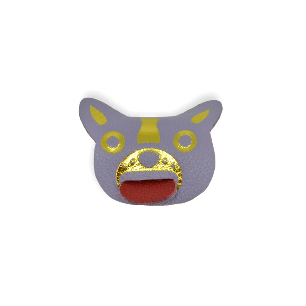 Porta Fio Dog em Couro Personalizado