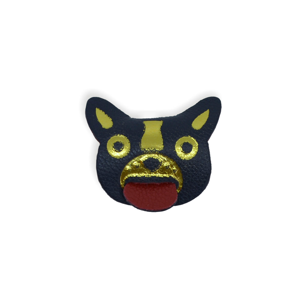 Porta Fio Dog em Couro Personalizado