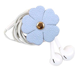 Porta Fio Flor Azul Bebê Pronta Entrega