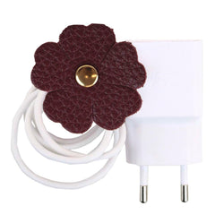 Porta Fio Flor Burgundy Liso Pronta Entrega