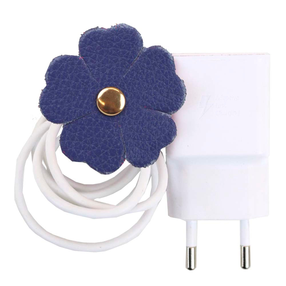 Porta Fio Flor Índigo Pronta Entrega