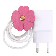 Porta Fio Flor em Couro Personalizado