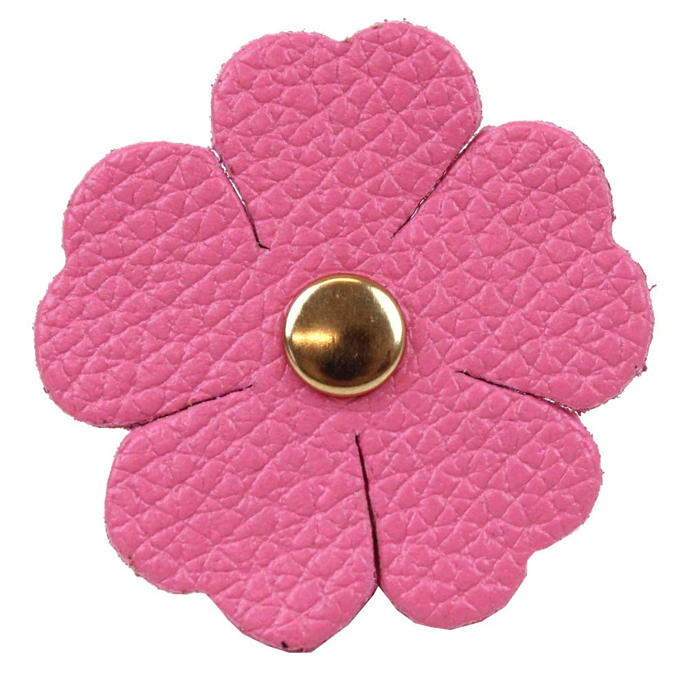 Porta Fio Flor em Couro Personalizado