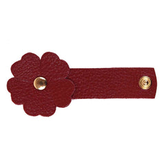 Porta Fio Flor Vermelho Liso Pronta Entrega