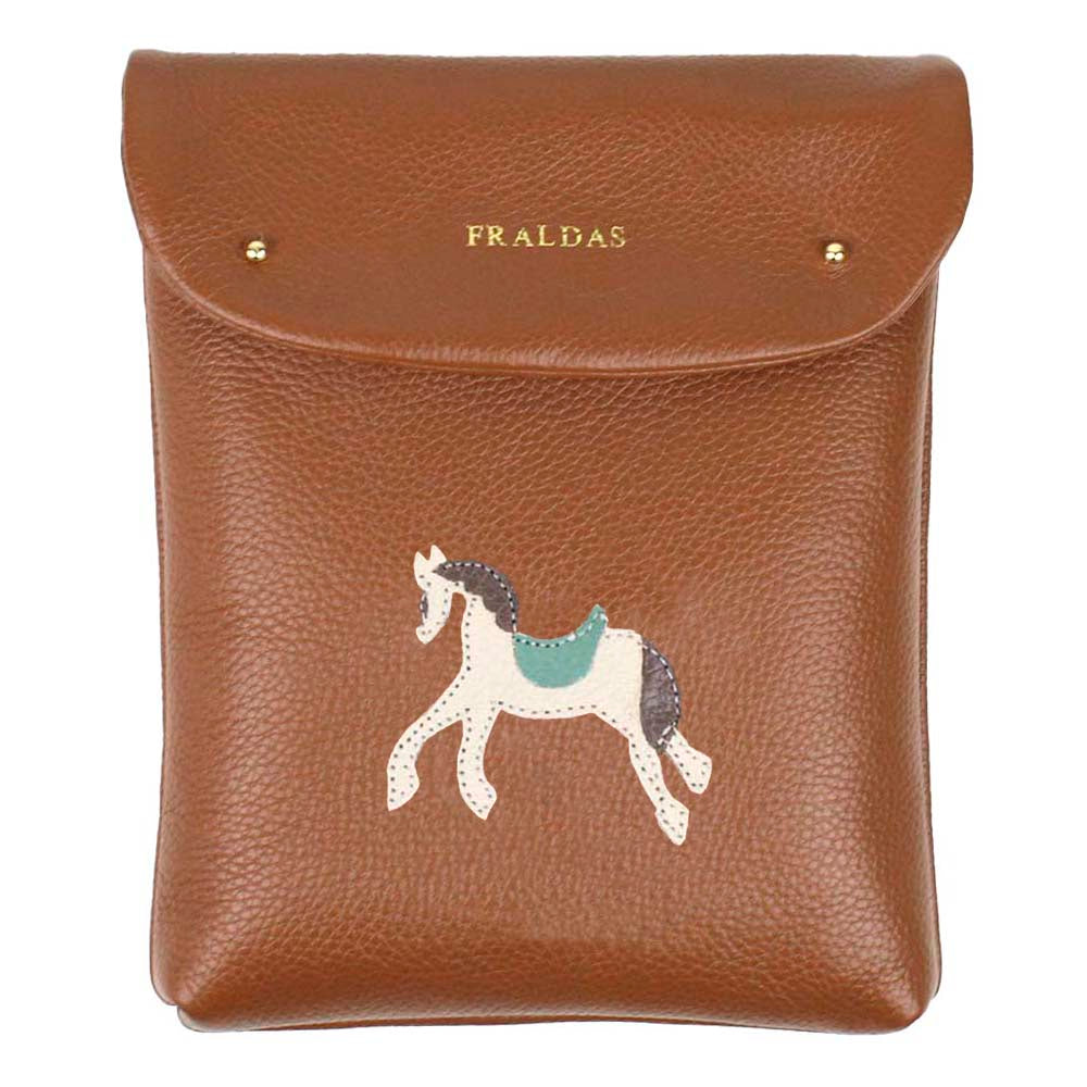 Porta Fralda Cavalo Joca em Couro Personalizada