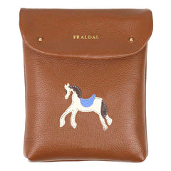 Porta Fralda Cavalo Joca em Couro Personalizada