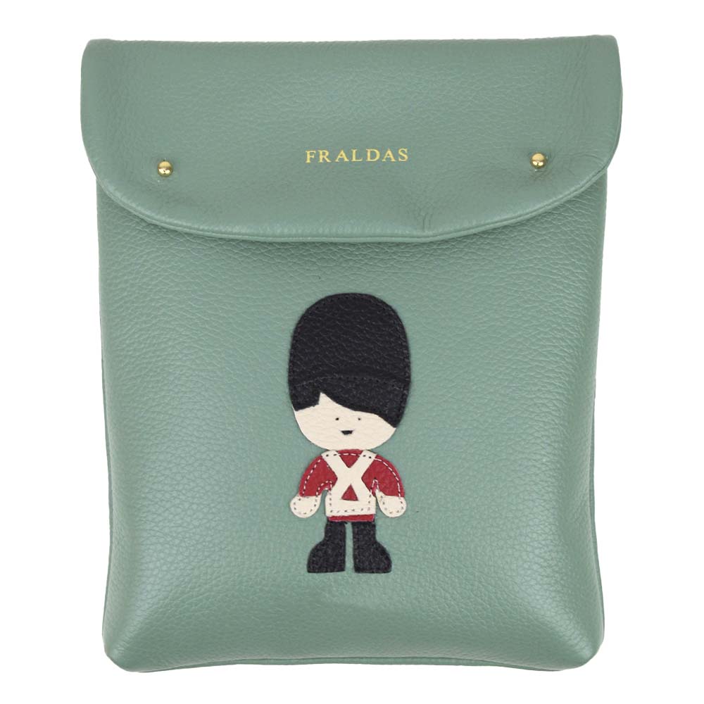 Porta Fralda Soldadinho de Chumbo em Couro Personalizada