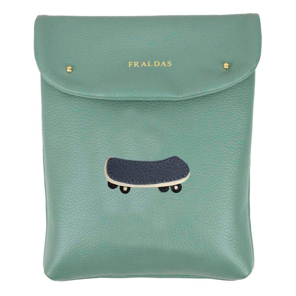 Porta Fralda Skate em Couro