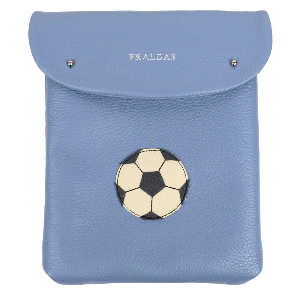 Porta Fralda Bola de Futebol em Couro Personalizada